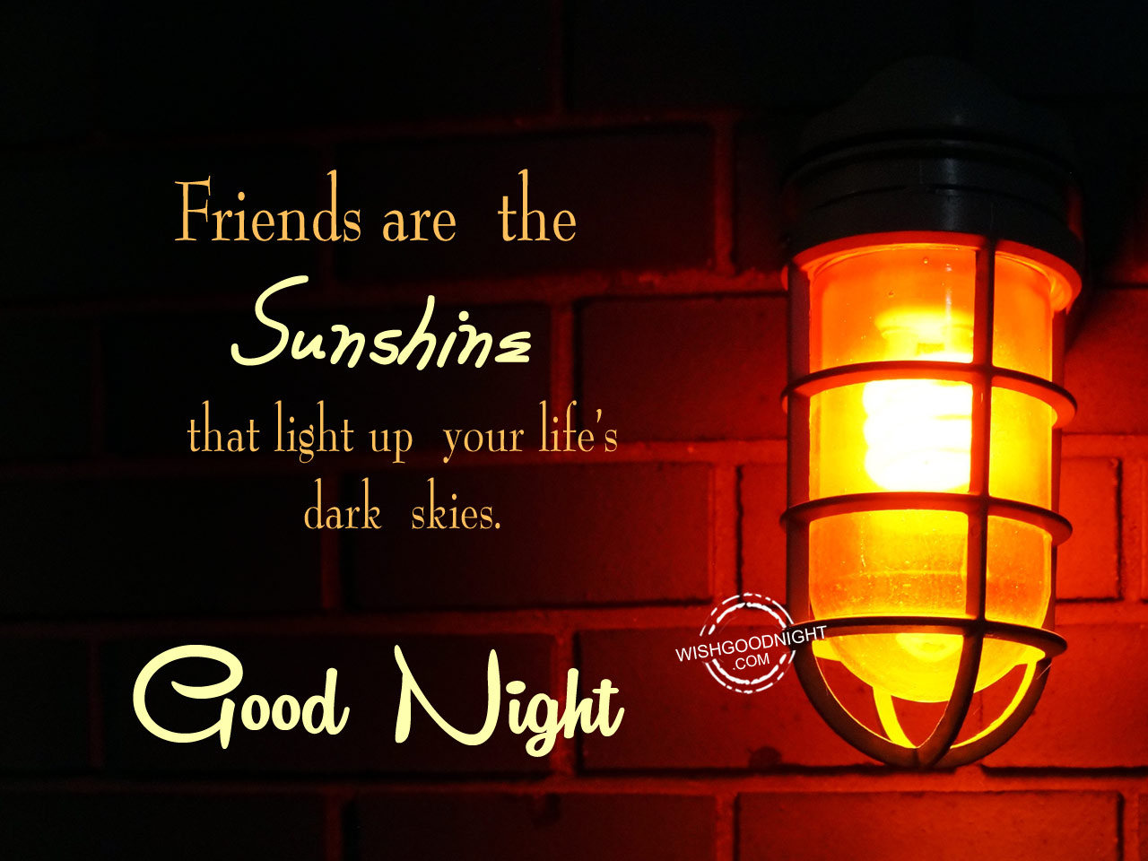 Friends Are The SunshineGood Night 