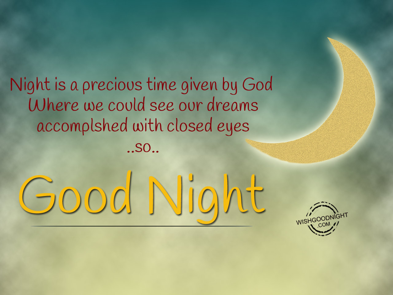 Its a precious time given by God - Good Night Pictures – WishGoodNight.com